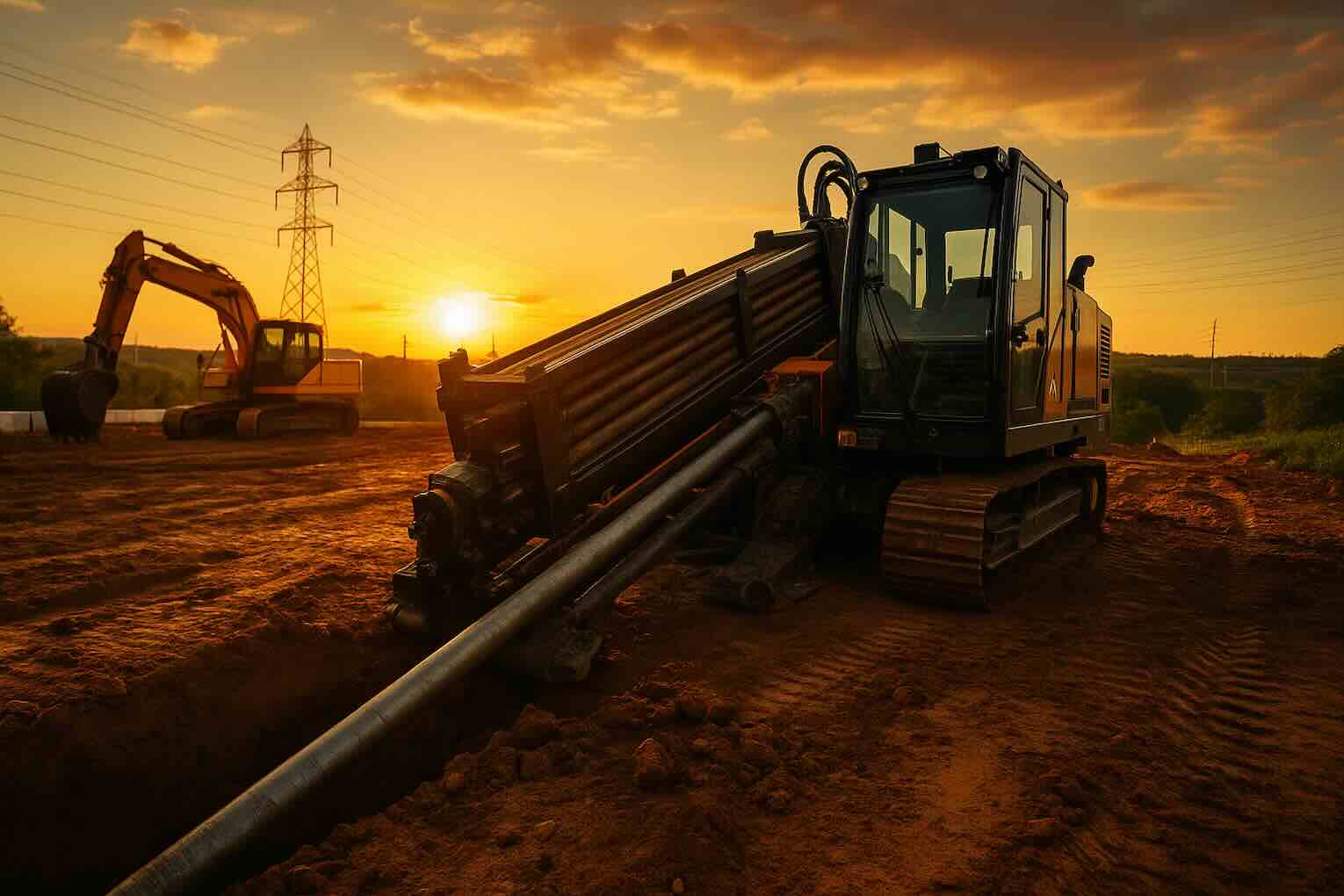 Directional drilling crew operating equipment